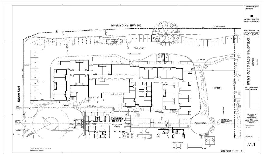 Harry's House of Golden INN and Village Architectural Concept Site Plan 
