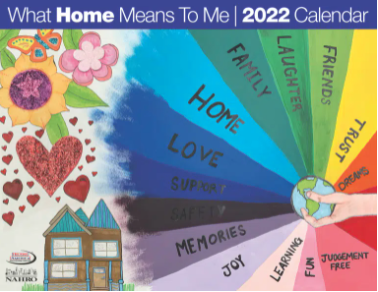 What Home Means to Me 2022 Calendar Cover.