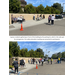 page 3 of Cypress Court Fire Drill Flyer (all copy in title and caption) photos of residents standing outside in safe spot